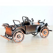 Creative Home Decoration Iron Model Knick-knacks Handmade Vintage Classic Car Model Bronze