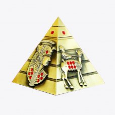 Creative Home Decoration Iron Model Knick-knacks Pyramid Model Bronze