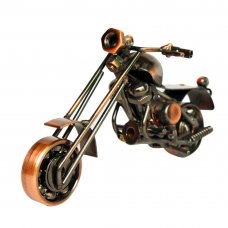 Creative Home Decoration Iron Model Knick-knacks Chain Motorcycle Model Bronze