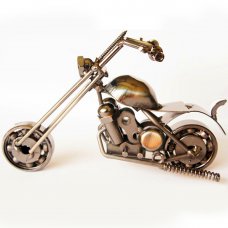 Creative Home Decoration Iron Model Knick-knacks Metal Motorcycle Model Bronze