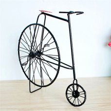 Creative Home Decoration Iron Model Knick-knacks Vintage Bicycle Model Black