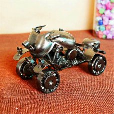 Creative Home Decoration Iron Model Knick-knacks Beach Motorcycle Black