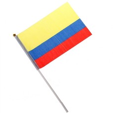 National Flag of Countries Hand Waving Flag with Pole 100pcs