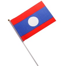 National Flag of Countries Hand Waving Flag with Pole 100pcs