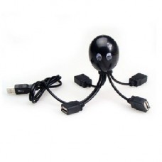 4-port high speed USB 2.0 hub in octopus shape