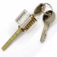 Transparent Professional Visible Padlock Lock for Locksmith Lock Training Trainer