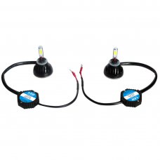 Car Accessory HID Xenon Headlamp Headlight 2 Lamp In 1 Pack -6000K-A-24W