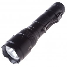 T6 Flashlight Outdoor Strong Light Flashlight  Highlight Medium Light Blasting Flash Black