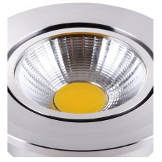LED Light COB Ceiling Light Downlight High-gloss Silver Light 3W