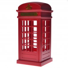 Telephone Booth Designed USB Charging LED Night Lamp Touch Sensor Table Desk Light