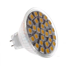 LED Spotlight Lighting Light Emitting Diode 5050 Warm White (3000-3500K) MR16 Silver 5W