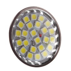 LED Spotlight Lighting Light Emitting Diode 5050 White (6000-6500K) GU10 Silver 4W