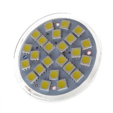 LED Spotlight Lighting Light Emitting Diode 5050 White (6000-6500K) MR16 Silver 4W