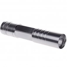 6 Sides Mini Flashlight Torch Silver