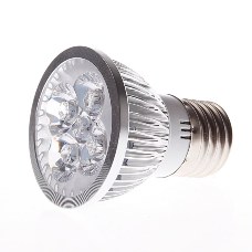 LED Spotlight Lighting Light Emitting Diode White (6000-6500K) E27 Silver