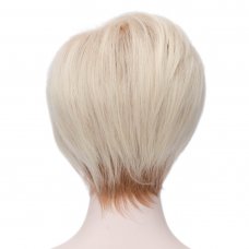 Cosplay Wig Highlights Brown Euramerican Fashion Style Short Hair Wig