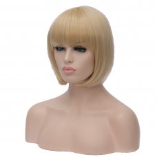 Cosplay COS Wig Neat Bang BOBO Hair 30cm