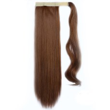 Wig Velcro Ponytail Long Straight Hair Wig 27A