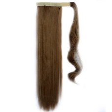 Wig Velcro Ponytail Long Straight Hair Wig 27J