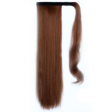 Wig Velcro Ponytail Long Straight Hair Wig 30J