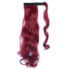 Wig Velcro Ponytail Curly Hair Wig 118C