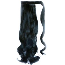 Wig Velcro Ponytail Curly Hair Wig 1#