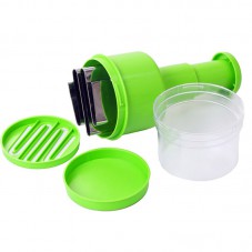 Manual Mini Hand Press Vegetables Chopper Onion Garlic Mincer Green