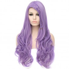 Long Curly Hair Wigs A83 LW1508 Purple