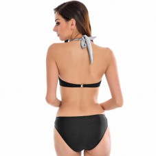 Sexy Bikinis Set Push Up Swimsuit High Waisted Backless Halter Swimwear