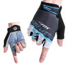 Cycling Half Short Finger Gloves Bicycle Gloves Men Women Bike Mitts