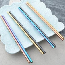 Practical Colorful Design 304 Stainless Steel Straws Reusable Drinking Straw