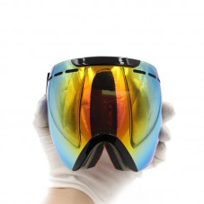 Men Women Double Layers Anti-Fog Radiation Protective Skiing Goggles