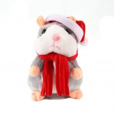 Funny Walking Talking Speaking Nodding Hamster Plush Toy Animal Kids Toy