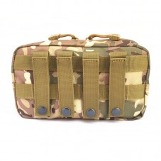 Tactical Molle Pouch Large Capacity Zipper Bag Outdoor Backpack Attachment