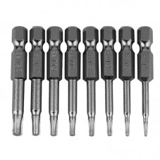 8Pcs Magnetic Torx Screwdriver Bits Set Electric Screwdriver 50mm Length