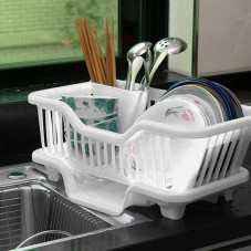 Washing Holder Basket Rack Storage Dry Shelf Cutlery Drainer Kitchen Gadget