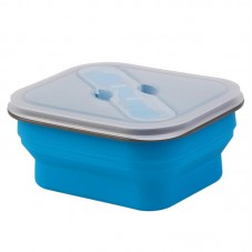 Foldable XF9112-L1 Safety Silicone Lunch Box Children Picnic Food Container