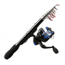 Mini Telescopic Short Fishing Rod Portable Hand Carbon Fiber Fishing Pole