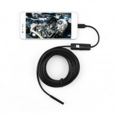 Endoscope Waterproof Inspection Borescope with 6 LEDs & 5.5mm Lens for Android