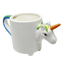 3D Animal Shape Ceramic Cup Colorful Horse Shape Water Cup Cartoon Tea Cup