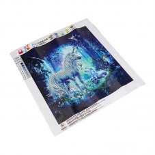 30*30cm DIY Diamond Paint Two Unicorn Embroidery Cross Stitch Home Decor 6334