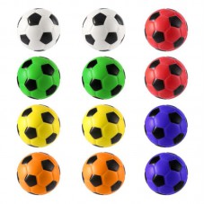 12PCS Football Stress Relief Sponge Foam Balls Hand Exercise Squeeze Toy