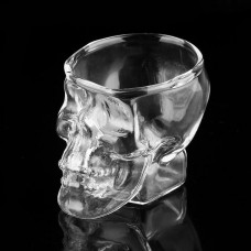 Transparent Skull Head Shot Glass Cup for Vodka Whiskey Wine Home Drinking Cup