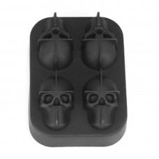 Eco-friendly Soft Silicone Summer Ice Mold Skull Shape Halloween DIY Ice Mold