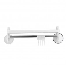 Powerful Suction Bathroom Hanging Storage Rack With Hook Holder Organizer