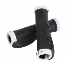 Ergonomic Rubber Mountain Bike Bicycle Handlebar Grips Cycling Lock-On Ends