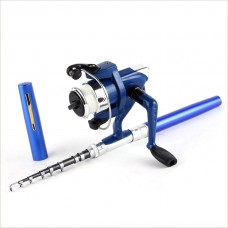 Lightweight Portable Pen Rod Fishing Set Telescopic Fishing Rod Pole + Reel