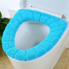 O Rings Bathroom Winter Toilet Seat Candy Color Thicken Warm Soft Toilet Cover