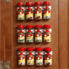 Clip N Store Kitchen Spice Organizer Storage Rack Kitchen Seasoning Carrier