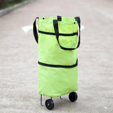 Large Capacity Waterproof Oxford Cloth Foldable Shopping Trolley Wheel Bag